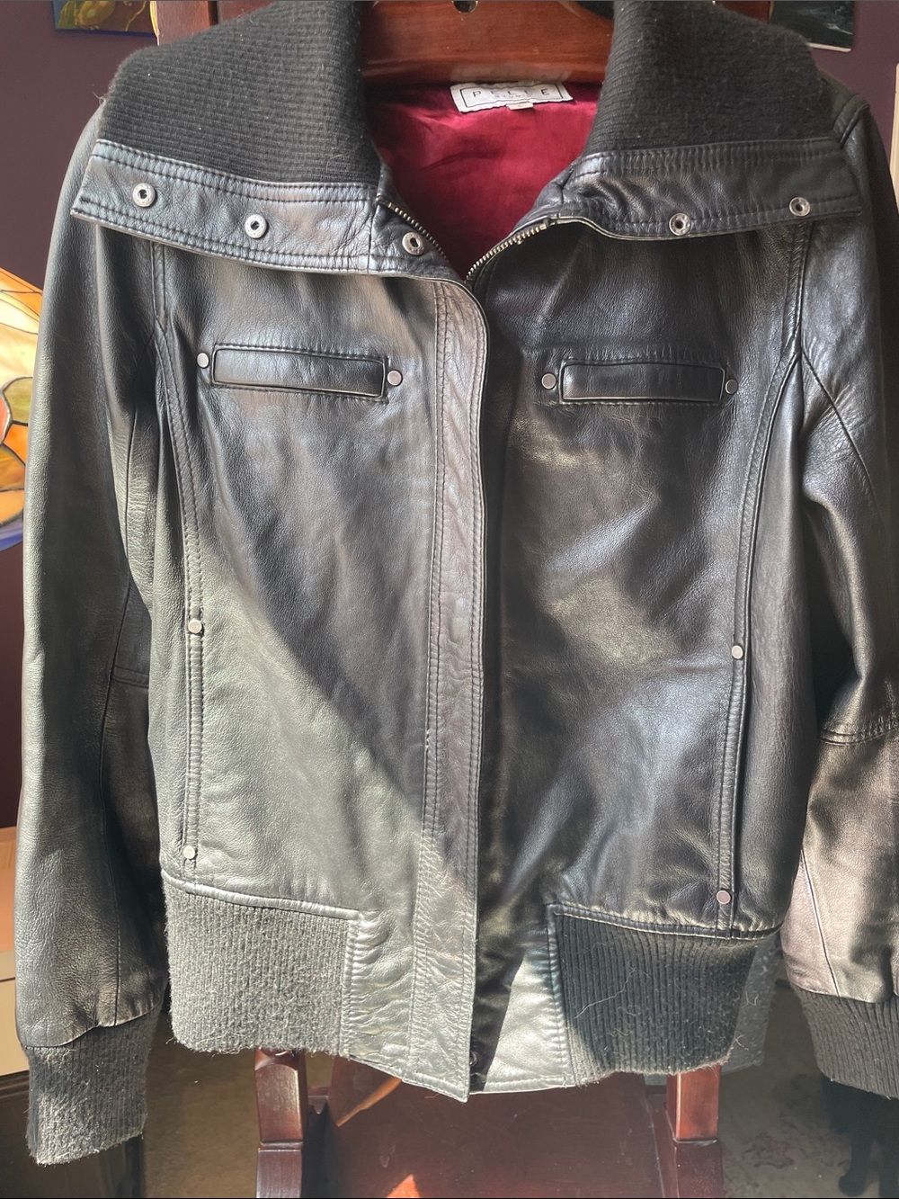 VTG PELLE STUDIO BOMBER JACKET